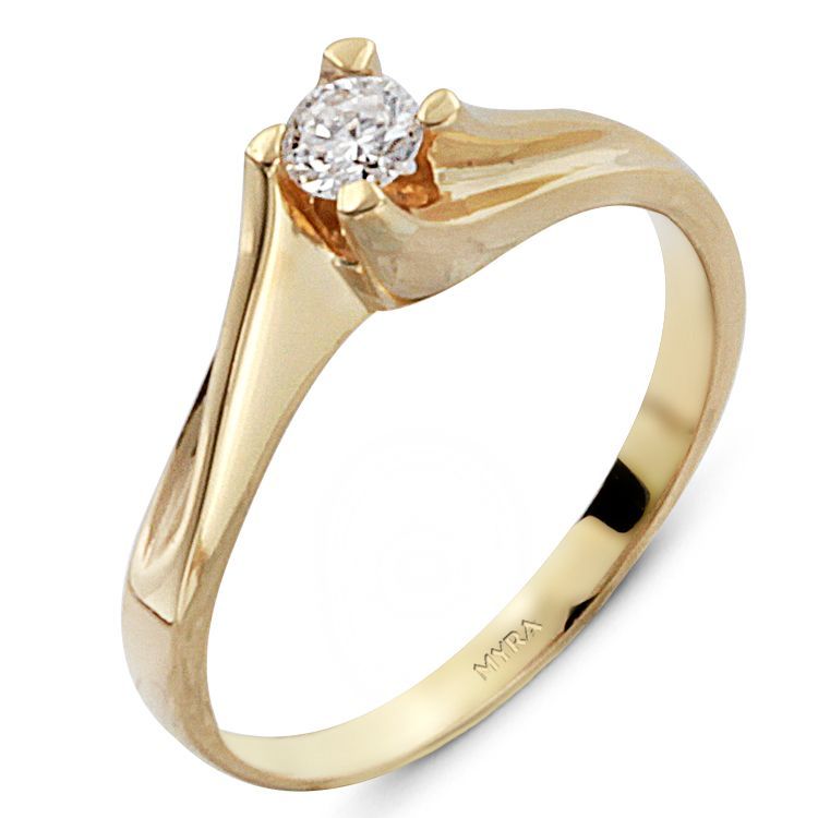 Myra Gold 0.18 Ct. Tektaş Pırlanta Yüzük