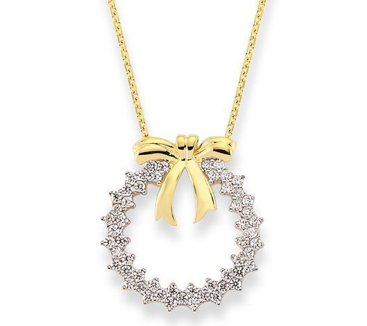 Altın Taşlı  Kolye Kly00405 Melis Gold