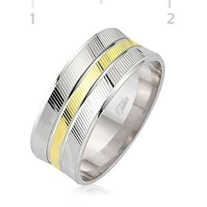 GUMUSH 925  Gümüş Rodyumlu Alyans | WRG101152
