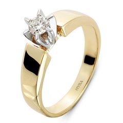 Myra Gold 0.29 Ct.Tektaş Pırlantalı Yüzük