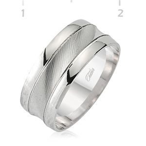 GUMUSH 925  Gümüş Rodyumlu Alyans | WRG101154