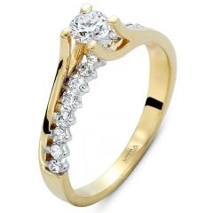 Myra Gold Tektaş Pırlantalı Yüzük
