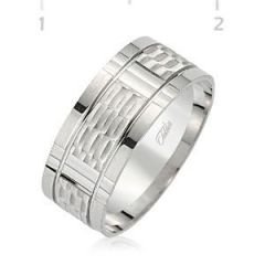 GUMUSH 925  Gümüş Rodyumlu Alyans | WRG101156