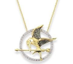 Altın Kırlangıç  Kolye Kly00414 Melis Gold