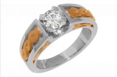 Pırlanta Tektaş Yüzük 18 Ayar R000679 Melis Gold