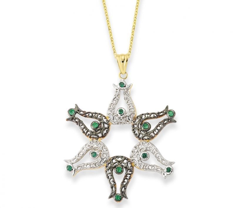 Altın Yıldız Kolye Kly00415 Melis Gold