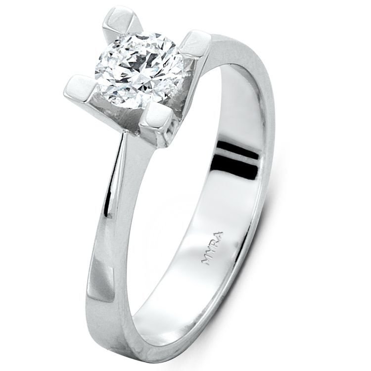 Myra Gold 18 K 0.50 Ct. Pırlanta Tektaş Yüzük