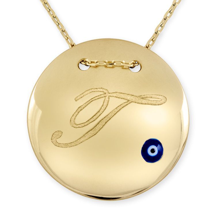 Myra Gold Fantazi Harf Kolye 14 Ayar Altın