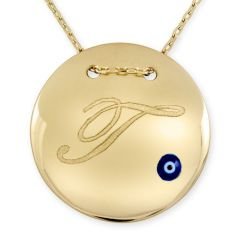 Myra Gold Fantazi Harf Kolye 14 Ayar Altın