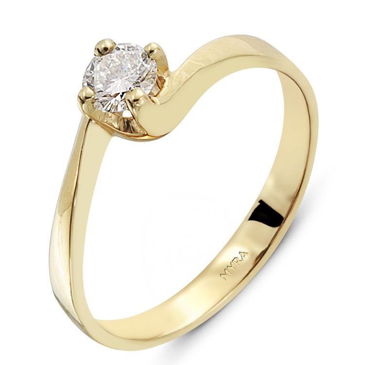 Myra Gold 0.32 Ct. Tektaş Pırlanta Yüzük