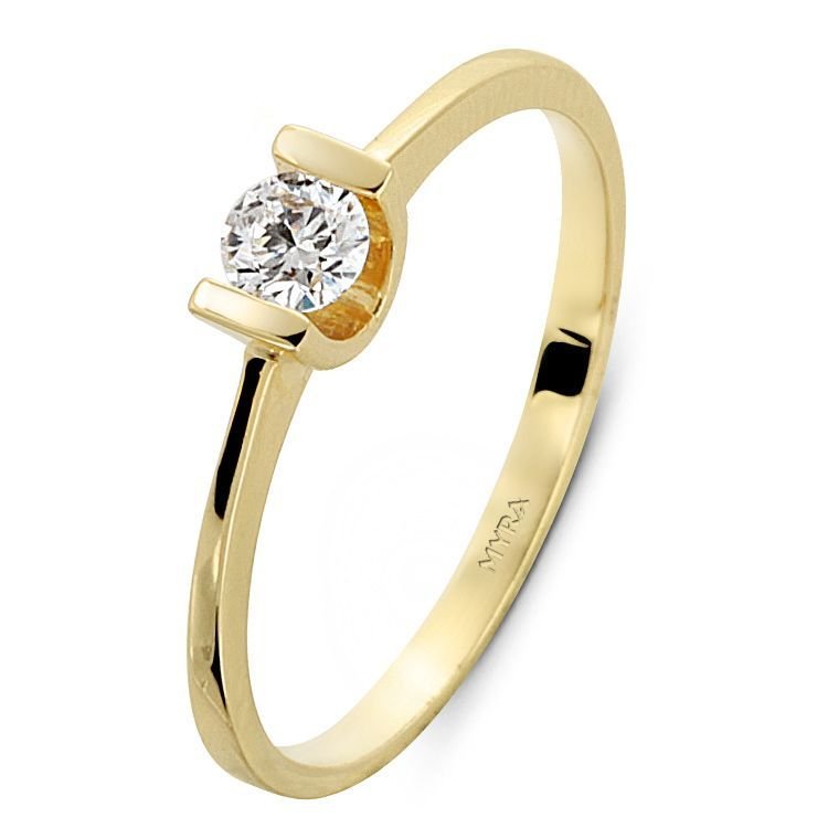 Myra Gold 0.24 Ct.Tektaş Pırlanta Yüzük