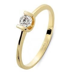 Myra Gold 0.24 Ct.Tektaş Pırlanta Yüzük