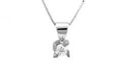Pırlanta Tektaş Kolye 18 Ayar P000068 Melis Gold
