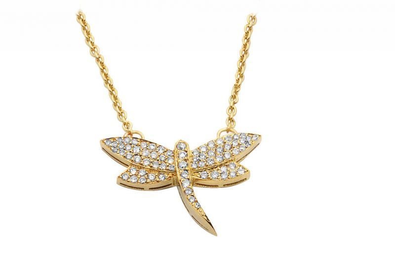 Pırlanta Yusufcuk Kolye 18 Ayar p000210 Melis Gold