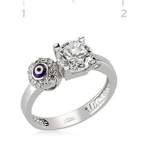 GUMUSH 925 Zirkon Taslı Gümüş Bayan Yüzük | WRG101236