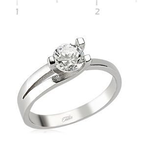 GUMUSH 925 Zirkon Taslı Gümüş Bayan Yüzük | WRG101243