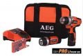 AEG BS12C2LI  KIT-2 AKÜLÜ VİDALAMA BEZ ÇANTALI (FENER VE UÇ SET HEDİYE)