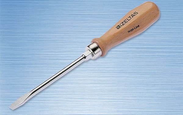 İZELTAŞ 4610175510 AĞAÇ SAPLI SOMUNLU DÜZ UÇLU TORNAVİDA (5.5x100 MM)