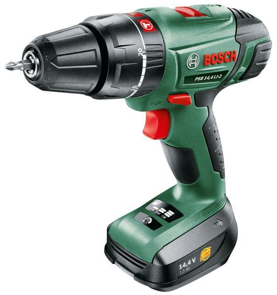 BOSCH PSB 14.4 Li-2 (nano) AKÜLÜ DARBELİ DELME / VİDALAMA MAKİNESİ