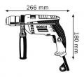 BOSCH GSB13RE DARBELİ MATKAP (ANAHTARSIZ MANDREN)
