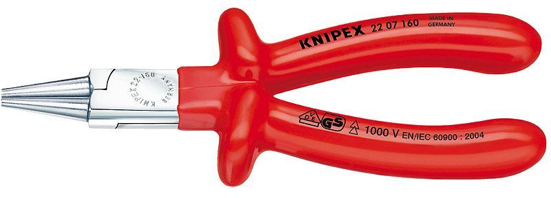 KNIPEX 2207160 KARGABURUN (160 MM, YUVARLAK)