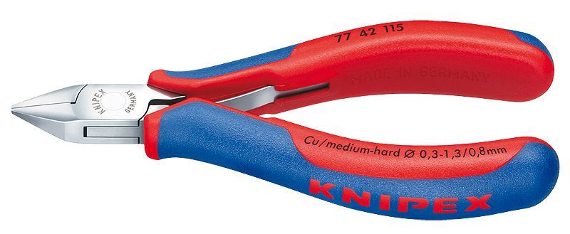KNIPEX 7742115  ELEKTRONİKÇİ  YAN KESKİ (115 MM)