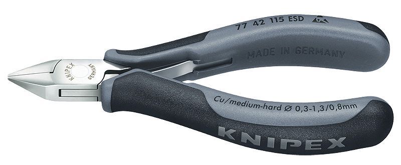KNIPEX 7742 ELEKTRONİKÇİ YAN KESKİ ESD
