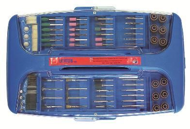 LOTUS 161 PARÇALI MİNİ MATKAP SETİ (PLASTİK KUTULU)