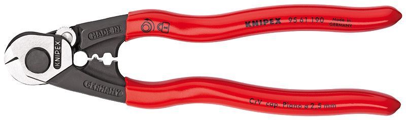 KNIPEX 9561190 ÇELİK TEL KESME MAKASI (190 MM)