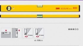 BMI ECOLINE 689 ALÜMİNYUM SU TERAZİSİ (40 CM)
