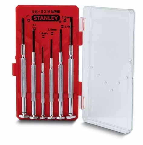 STANLEY 1-66-039 SAATÇİ TORNAVİDA TAKIMI 6 PARÇA