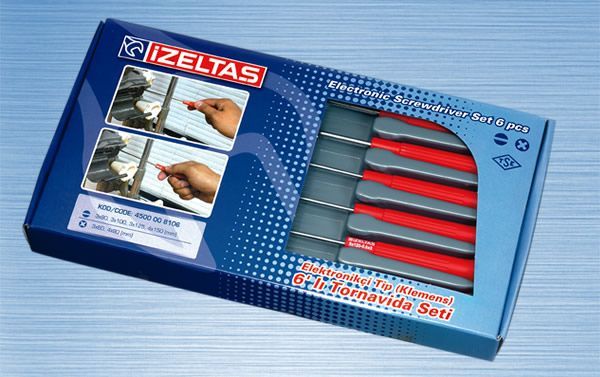 İZELTAŞ 4500008106 ELEKTRONİKÇİ TİP (KLEMENS) TORNAVİDA TAKIMI (6 PARÇA)