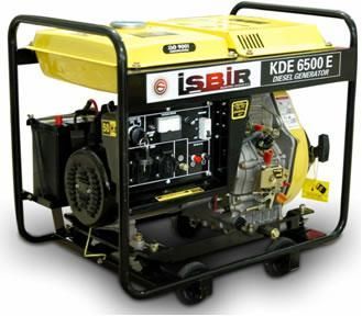 İŞBİR KDE6500E DİZEL JENERATÖR - 6.5 KVA