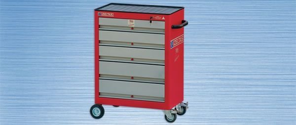 İZELTAŞ 8223006118 SERVİS DOLABI 5 ÇEKMECELİ 390x670x920 MM (DOLU)