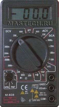 MASTECH M838 DİJİTAL MULTİMETRE