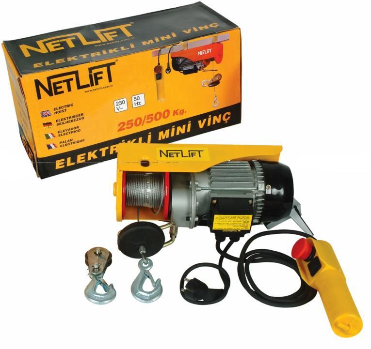 NETLIFT NL-EW 125/250 ELEKTRİKLİ MİNİ VİNÇ