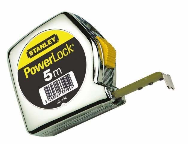STANLEY 1-33-238 POWERLOCK PLASTİK KASA ŞERİT METRE 3m x 12.7mm