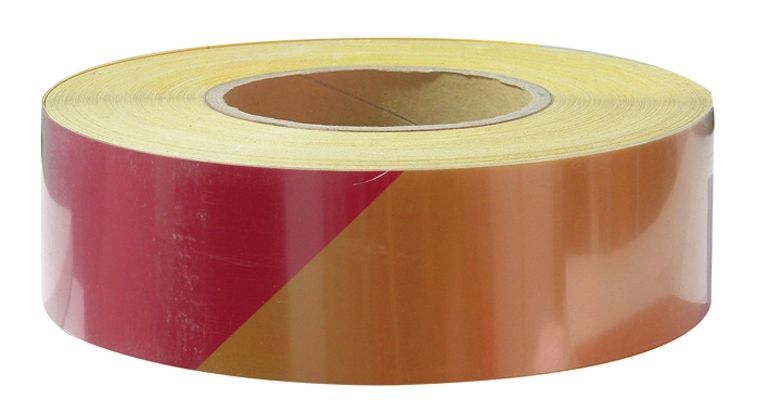 KALANT REFLEKTİF BANT ÇİFT RENK 23 METRE X 50 MM - BORDO&KAHVERENGİ