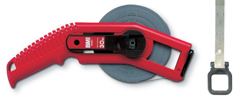 BMI 509 TİP ŞAKÜLSÜZ PASLANMAZ ÇELİK METRE (20 M)