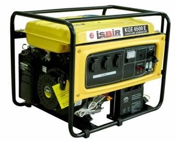İŞBİR KGE6500E BENZİNLİ JENERATÖR - 6.5 KVA