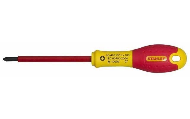 STANLEY 0-65-419 FATMAX POZIDRIVE İZOLELİ TORNAVİDA PZ2 x 125 MM