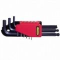STANLEY 0-69-256 YUVARLAK BAŞLI UZUN ALLEN ANAHTAR TAKIMI 9 PARÇA