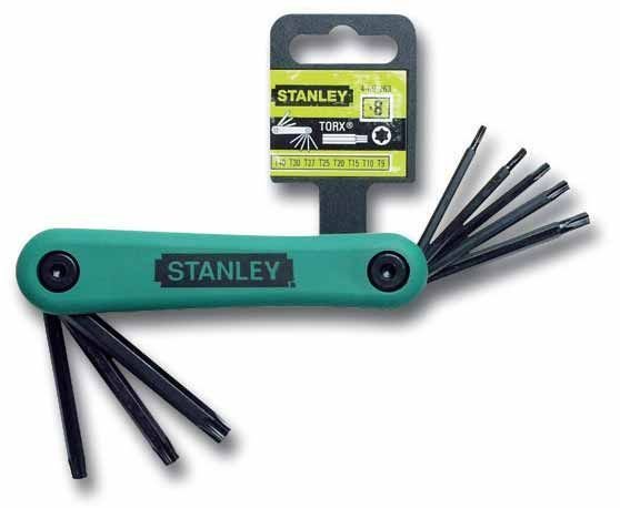 STANLEY 4-69-263 ÇAKI TORX ALLEN ANAHTAR TAKIMI 8 PARÇA