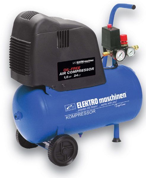 ELEKTRO MASCHINEN E 221/8/24 HOBBY LİNE HAVA KOMPRESÖRÜ-MONOFAZE