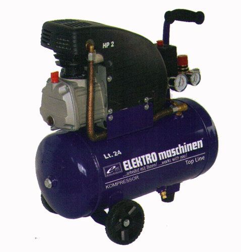 ELEKTRO MASCHINEN E 241/8/24 TOP LİNE HAVA KOMPRESÖRÜ-MONOFAZE