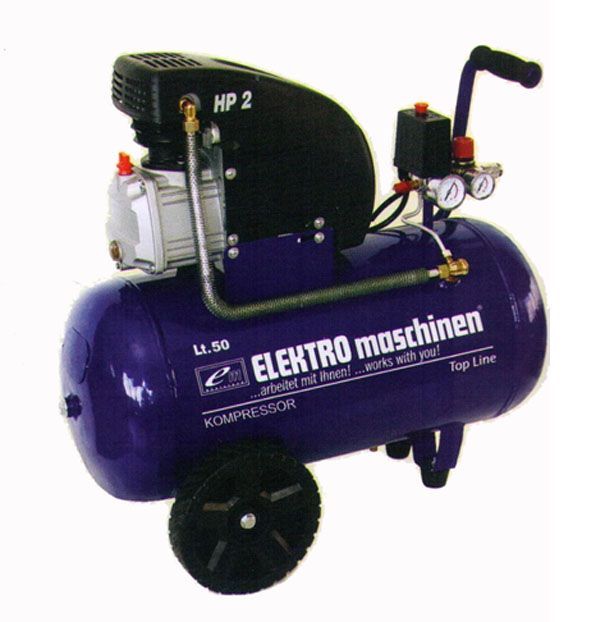 ELEKTRO MASCHINEN E 241/8/50 TOP LİNE HAVA KOMPRESÖRÜ-MONOFAZE