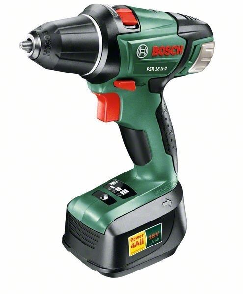 BOSCH PSR 18 Li 2 AKÜLÜ VİDALAMA MAKİNESİ (TEK AKÜ)