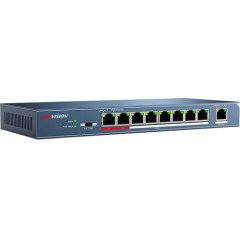 DS-3E0109P-E/M 9 Port Yönetilemez PoE Switch (58W)