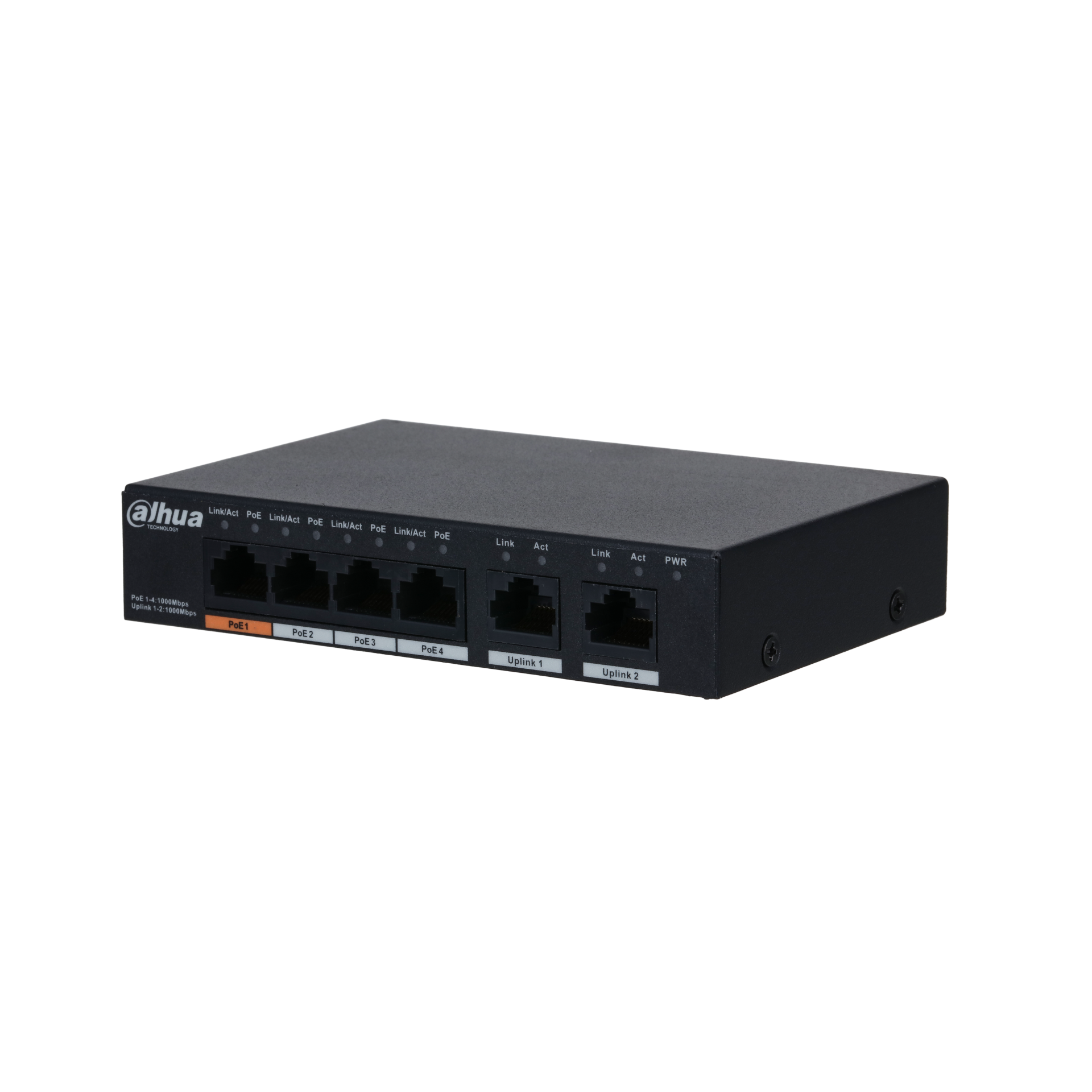 4 Port PoE ile 6 Port Yönetilmeyen Masaüstü Switch