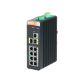 8-Port Gigabit PoE (Yönetilen) ile 10-Port Gigabit Endüstriyel Swicth
